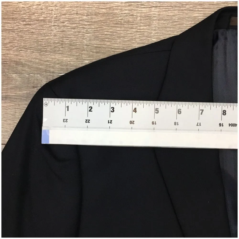 TASSO ELBA Mens Blazer‎ Sport Coat Casual Two Button Jacket Size 44R Wool Suit